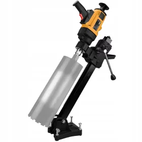 Handbohrgerät auf einem WabroTech WT202 Schrägständer