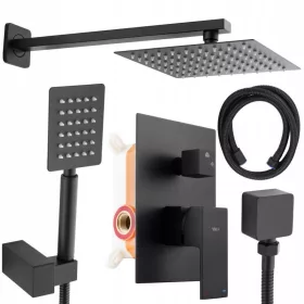  Yoka Home Dual Duschpaneel mit silberner Armatur