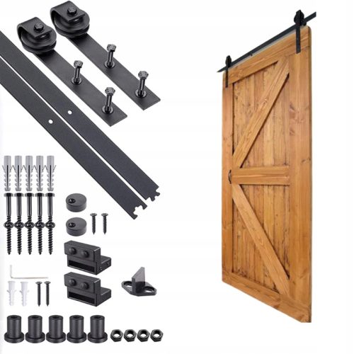 Scheunentor-Schiebetürsystem, 2 m Dachgeschoss-Set