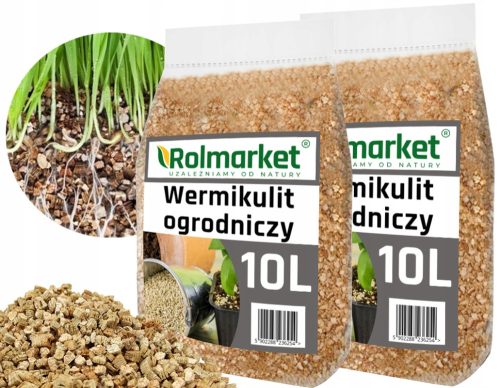 Gartenerde Gartenvermiculit MINERALISCHES Substrat MEDIUM 20 l