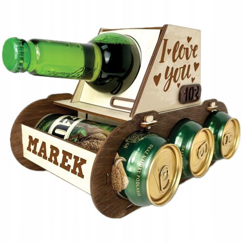 Coole, lustige Gadgets Biertank aus Holz, Valentinstagsgeschenk für Freund, Gadget-Geschenk