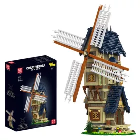    STEHENDE WINDMÜHLE BAUBLÖCKE MOLD KING 10060 GROSSER SATZ BLÖCKE