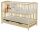  SKANDINAVISCHES Bett, Kiefer, Schublade, 120x60
