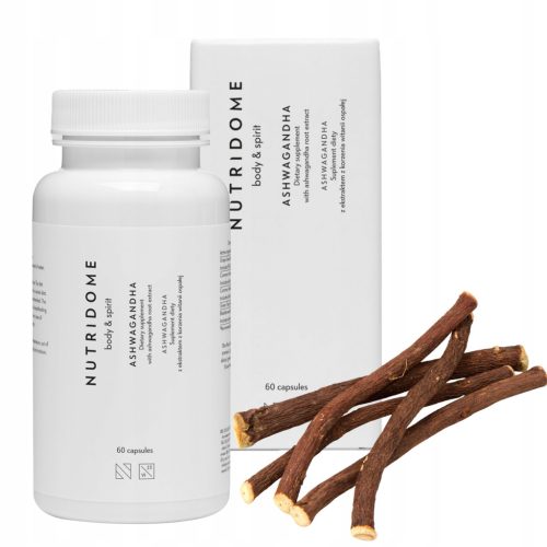 Nutridome Ashwagandha - Natürlicher Nahrungsergänzungsmittel für Geist und Körper