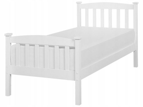  Beliani Holz-Einzelbett 0 90x200 weiß