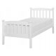  Beliani Holz-Einzelbett 0 90x200 weiß