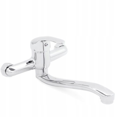 Aqui BASIC schwarzer wandmontierter Küchenarmatur