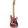  EVH Frankie Stripe MN Relic R/W/B Strat E-Gitarre