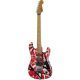  EVH Frankie Stripe MN Relic R/W/B Strat E-Gitarre