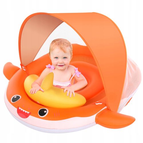 Haifischschwimmer für Kinder mit Dach, 6m-24m