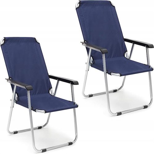 Stühle für Garten, Terrasse und Balkon Relaxday Gartenstuhl, Metallblau
