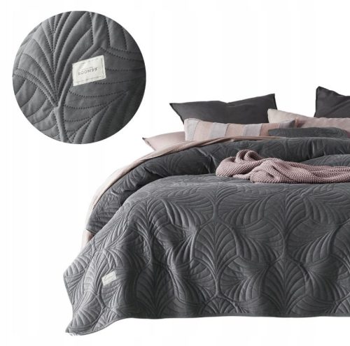 WEICHE DECKEN-STECKERHÜLSE FÜR EIN Room99 Tagesdecke aus Polyester, 200 cm x 220 cm, Grautöne