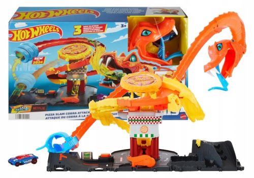  Hot Wheels City Cool Pizza – Cobra Attack Set HTN81
