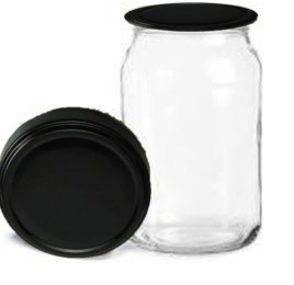 Honiggläser - 900 ml Glasgefäß mit Schraubverschluss