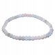  Morganit-Armband, mehrfarbiger Beryll, Naturstein, 4-mm-Kugel