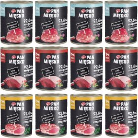  Pan Mięsko Nassfutter Schweinefleisch 0,8 kg