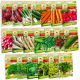  GEMÜSESAMEN-SET 20 STÜCK GURKEN KAROTTEN Petersilie ROTE BETE ZWIEBEL TOMATE
