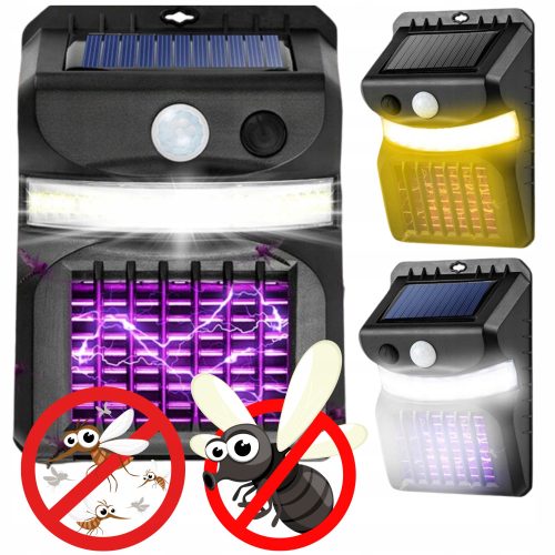  NoBzzz Lampe gegen Mücken und Wespen + Hedo Schwammtuch im Paket zu 1 Stück, weiß