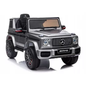    Batteriebetriebenes Auto Mercedes G63 AMG Silber lackiert BBH-002
