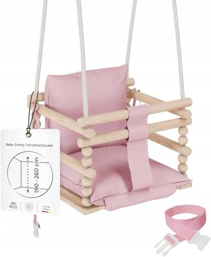 LUMALI Indoor-Holzschaukel für Kinder
