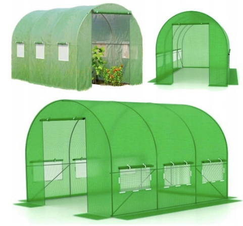 Folientunnel, Kunststoffplatten Promis TF300 Folientunnel 6 m² 300 x 200 cm grün