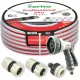  NICHT VERDREHBARER PROFESSIONAL PLUS TFS-Gartenschlauch 1/2" 20 m VARTCO-ANSCHLÜSSE 6 W