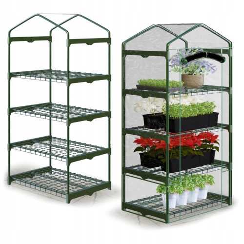 Folientunnel, Kunststoffplatten Folientunnel 1,4 m² 50 x 70 cm transparent