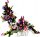 Künstliche Blumen und Früchte Grabdekoration + Blumenstrauß