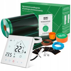   HD-G Heizfolie | Thermostat T1000.W | 140 W/m² | 9 m² großes Set