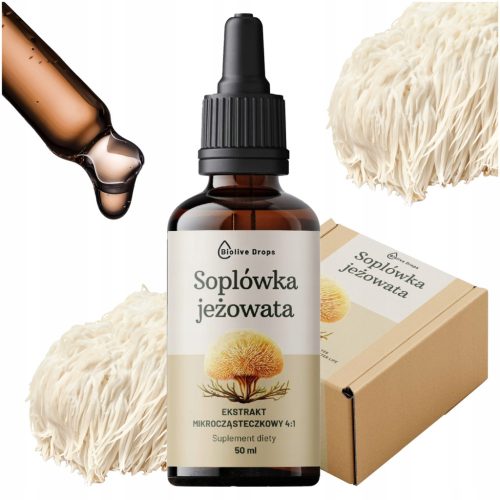 Lion's Mane Extrakt Tropfen - Natürlicher Adaptogen für geistige Klarheit, 50 ml