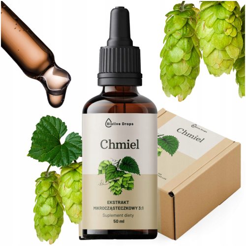 Natürlicher Hopfen-Extrakt als Adaptogen für besseren Schlaf und Entspannung – 50 ml