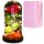 EWIGE ROSE IM GLAS, LEUCHTENDE LED, GESCHENK ZUM VALENTINSTAG, FRAUENTAG