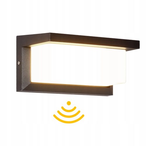Gartenwandlampen, außen Interlook Gartenwandleuchte weiß, schwarz, integrierte 12-W-LED-Quelle
