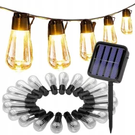  Steck-Solarlampe Oledowani schwarz 7 cm 20 Stk.