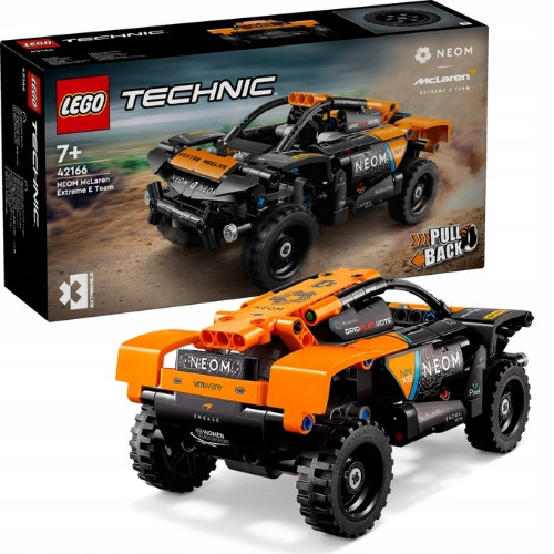  LEGO TECHNICS 42166 NEOM MCLAREN GELÄNDEFAHRZEUG JEEP QUAD RÜCKZUG AUTO 7+