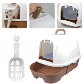  Dogguru geschlossene Katzentoilette 53 cm x 41 cm x 41 cm