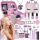  Make-up- und Schmuckset in einer Einhorn-Box