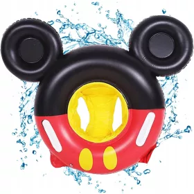 SCHWIMMRAD-MAUSSITZ, ROT UND SCHWARZ