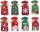  WEIHNACHTSVERPACKUNGSBEUTEL GESCHENKTÜTEN TASCHEN 8 STK