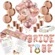  BACHELORETTE-PARTY-SET, LUFTBALLONS, BECHER, TELLER
