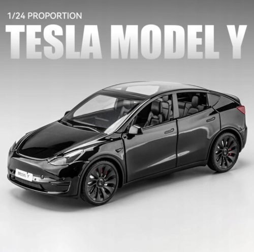  Tesla Model Y 1:24 LED-Lichtmetall mit öffnender Tür