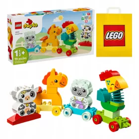    LEGO Duplo 10412 Tierzug + VP Papiertüte LEGO 6315792 Mittel
