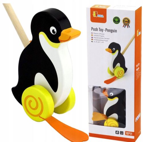 Viga 50962 Pinguin Holzschieber