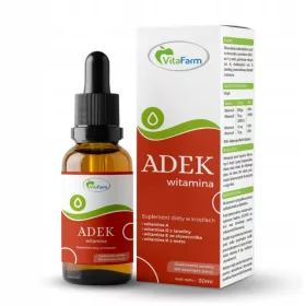   Multivitamin ADEK Tropfen - Natürliche Vitamine A, D, E, K Ohne Zusatzstoffe