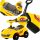  RIDE ON PUSHER WALKER 3-in-1-AUTO MIT HUPE, GROSSES AUTO, GESCHENK