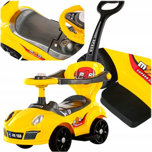  RIDE ON PUSHER WALKER 3-in-1-AUTO MIT HUPE, GROSSES AUTO, GESCHENK