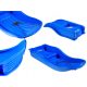  Schlitten mit Rückenlehne, tiefe Rutsche mit Schnur – Blau 87 x 38 x 15 cm