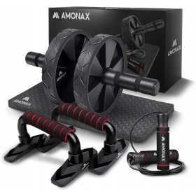    Trainingsgeräte – Roller, Springseil, Griffe, Fitnessstudio