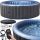 Whirlpool, Garten-Whirlpool Aufblasbarer Pool mit Hydromassage rund MSpa 700 l