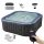 Whirlpool, Garten-Whirlpool Quadratischer aufblasbarer Hydromassage-Pool MSpa 930 l